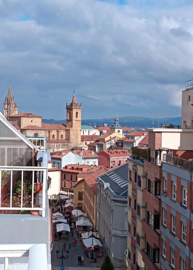Appartamento Atico Quintana II - Con Terraza, En El Centro Con Wifi Y Garaje Oviedo Esterno foto