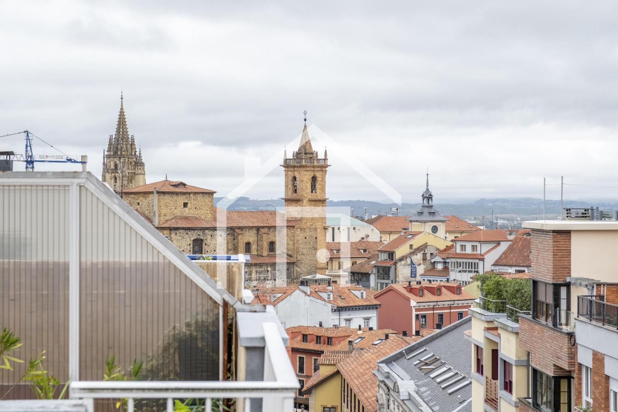 Appartamento Atico Quintana II - Con Terraza, En El Centro Con Wifi Y Garaje Oviedo Esterno foto